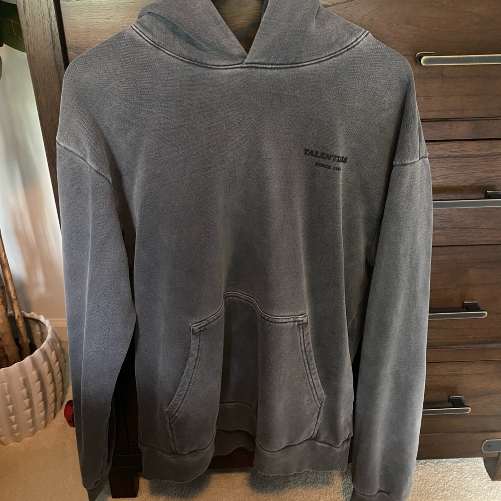 TALENTLESS DARK GREY HOODIE